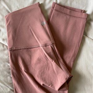 Lululemon Align High-Rise 25" pink leggings